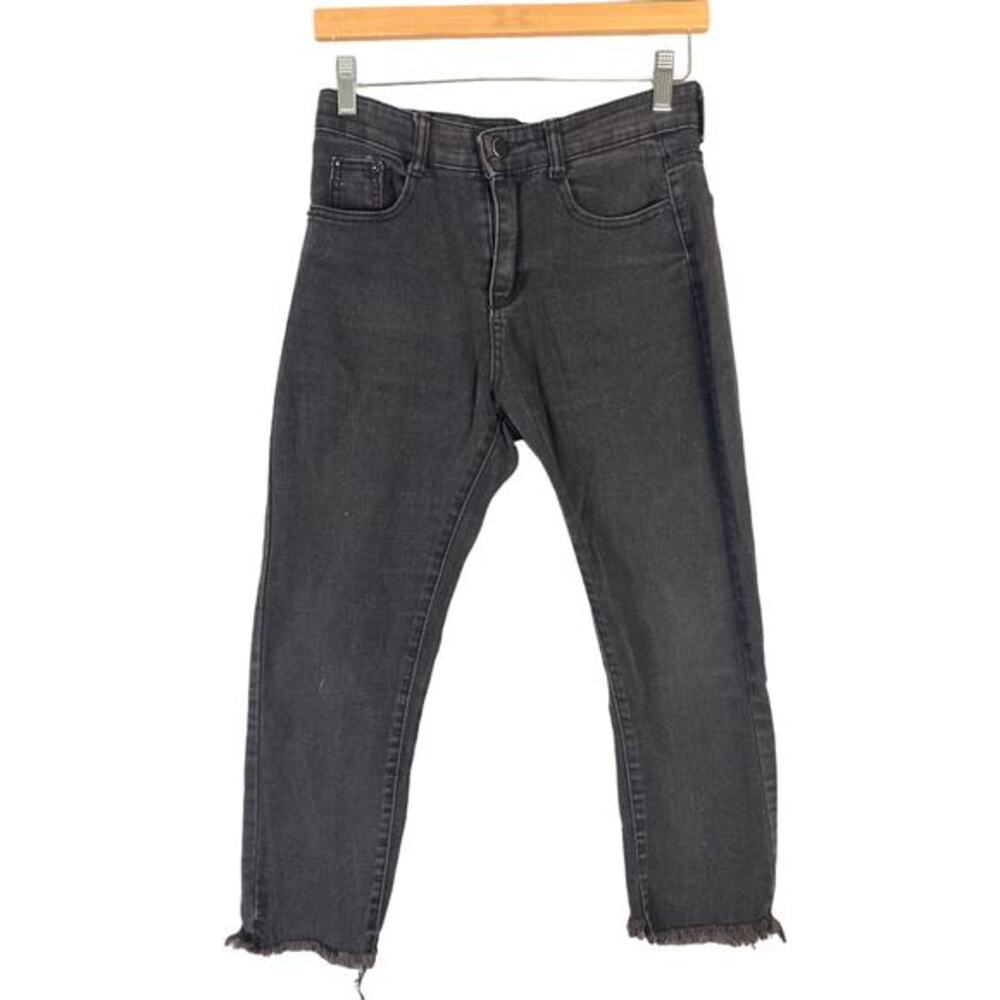 Women’s Black Slim Taper Stretch Denim Jeans Size 27‎ - Picture 2 of 9